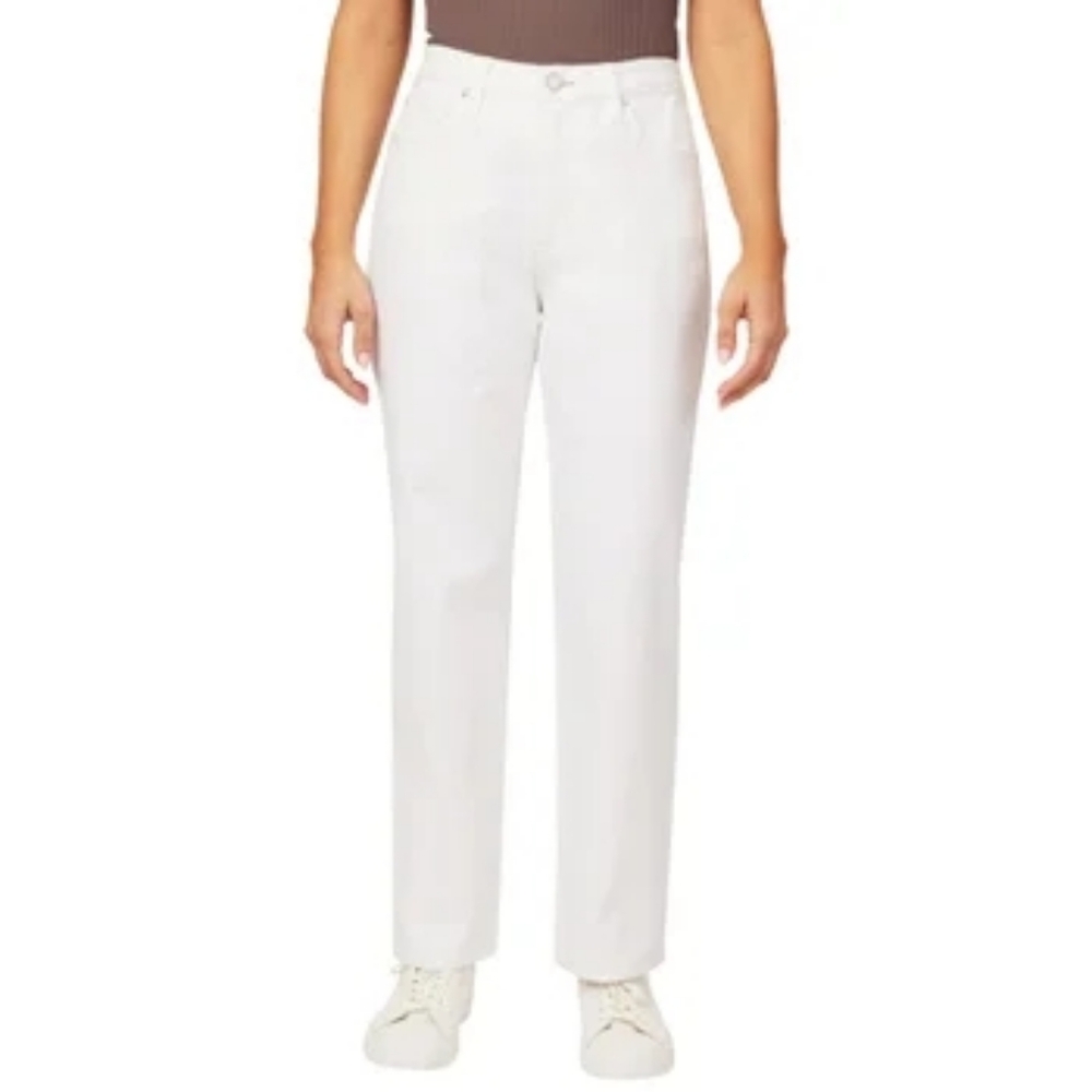 Scotch & Soda High Rise Slim Jean in Bright White Size 4